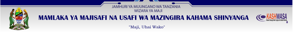 Mamlaka ya Majisafi na Usafi wa Mazingira Kahama Shinyanga (KASHWASA)